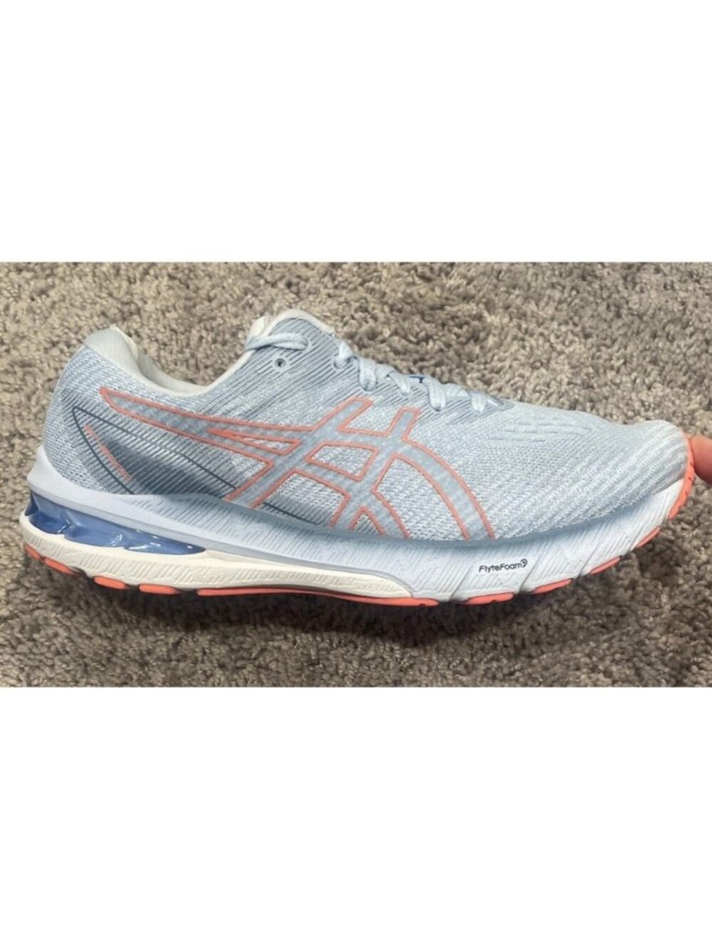 Asics GT 2000 11 Running Shoes Sneakers Women's 8 Blue Orange 1012B271
